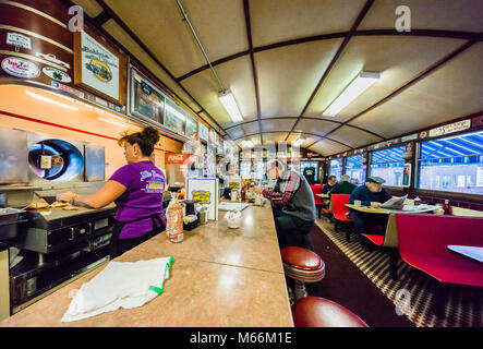 Miss Worcester Diner Worcester, Massachusetts, USA Stockfoto