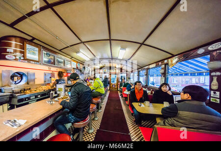 Miss Worcester Diner Worcester, Massachusetts, USA Stockfoto