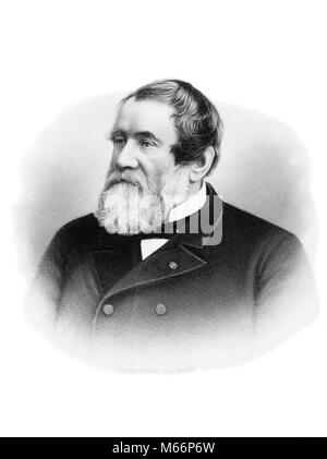 1880s GRAVUR PORTRAIT VON CYRUS H. MCCORMICK ERFINDER, HERSTELLER VON LANDWIRTSCHAFTLICHEN ERNTEN MASCHINE-q 52070 CPC 001 HARS ÄLTESTEN 70 s nach Kreativität 1870s 1880s WACHSEN PHANTASIE REAPER ERNTEN ÄLTERER Mann 80-PLUS NACH ERFINDER MÄNNER B&W SCHWARZ UND WEISS KAUKASISCHEN ETHNIE CYRUS BERÜHMTE PERSON GRÜNDER INTERNATIONAL HARVESTER COMPANY HERSTELLER MCCORMICK MCCORMICK HARVESTING MACHINE COMPANY BERUFE ALTMODISCHE PERSÖNLICHKEITEN PERSONEN Stockfoto