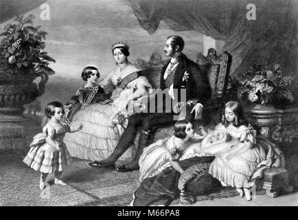 Der königlichen Familie Englands Königin Victoria PRINCE ALBERT 5 KINDER VON WINTERHALTER GRUPPE PORTRAIT-q 65010 CPC 001 HARS SÖHNE FREUDE LIFESTYLE FÜNF GESCHICHTE FRAUEN VERHEIRATET 5 BRÜDER EHEPARTNER EHEMÄNNER LEBEN ZU HAUSE KOPIEREN RAUM FREUNDSCHAFT LIEBE TÖCHTER PAARE IM INNENBEREICH GESCHWISTER GRAVUR SCHWESTERN ENGLISCHE FAMILIEN NOSTALGIE ZWEISAMKEIT HISTORISCHE FRAUEN GLÜCK PERSÖNLICHKEIT BERÜHMTEN FÜHRUNG STOLZ BEHÖRDE POLITIK GESCHWISTER MONARCH VERBINDUNG ROYAL 19. JAHRHUNDERT GRUPPE VON MENSCHEN ROYALTY VICTORIA JUGENDLICHE MÄNNER PRINCE PRINCE ALBERT QUEEN VICTORIA REGAL königlichen Familie WINTERHALTER 1846 ALBERT B&W SCHWARZ UND WEISS Stockfoto