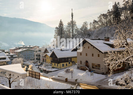 Allgemeine Ansicht von Zell am See in Österreich Stockfoto