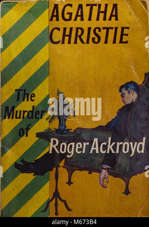 Fontana Paperback Version von Agatha Christies Krimi "Der Mord an Roger Ackroyd' Stockfoto