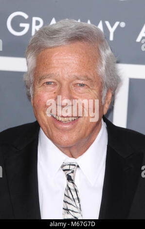 *** Foto *** Robert Kraft ist nicht der Vater von Ricki Noels Lander Baby *** LOS ANGELES, Ca - 10. Februar: Robert Kraft auf der 55. jährlichen Grammy Awards auf Staples Center am 10. Februar 2013 in Los Angeles, Kalifornien. Credit: MediaPunch Inc. Stockfoto