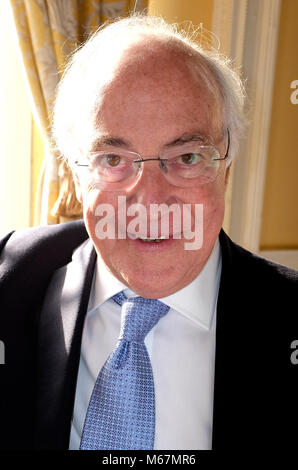 Baron Michael Howard von lympne ist eine konservative Peer im Oberhaus in Großbritannien Februar 2018 Stockfoto