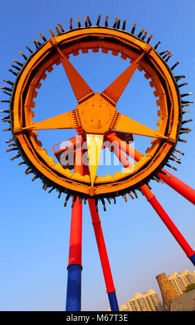 Das Pendel in Nanchang Wanda Theme Park Stockfoto