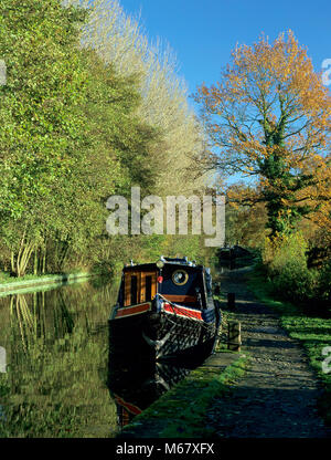 Auf dem Stratford upon Avon Kanal in der Nähe von Preston Bagot, Warwickshire, Stockfoto