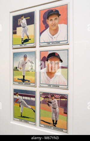 Baseball Cards, Metropolitan Museum of Art, New York, USA Stockfoto