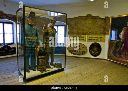 Kriegsmuseum, Rovereto Schloss, Rovereto, Trient Provinz, Italien Stockfoto