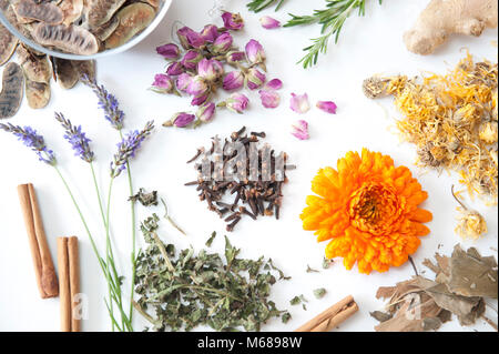 Natürliche Heilmittel. Stockfoto