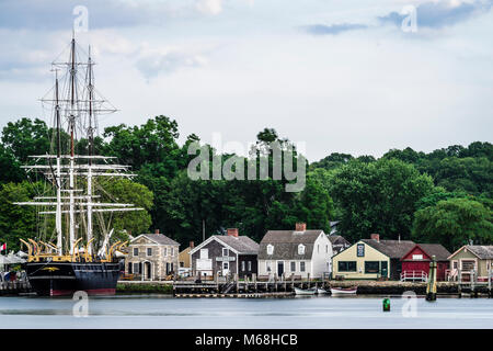 Mystic Seaport Mystic, Connecticut, USA Stockfoto