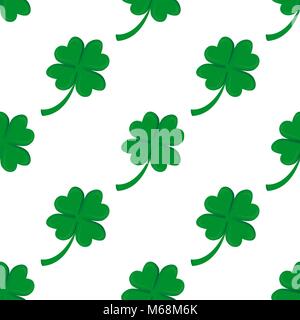 Nahtlose Hintergrund, Irish clover für den St. Patrick's Day Stock Vektor