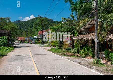 Dorf Khao Sok Nationalpark, Thailand Stockfoto