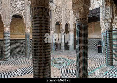 Medersa Abu al-Hassan, Verkauf, in der Nähe von Rabat, Marokko Stockfoto