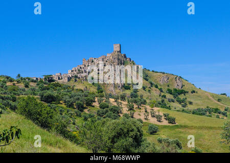 Italien Basilikata Maratea, phantom Dorf Stockfoto