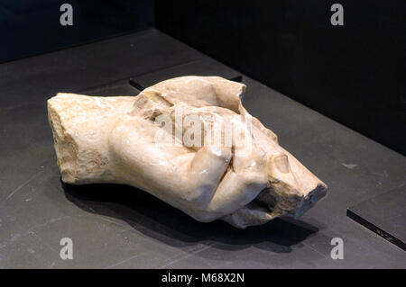 Italien Basilikata lukanische Apennin National Park; Nationale Archäologische Museum von Alta Val d'Agri, Grumento, grumentum-römischen Hand, Stockfoto