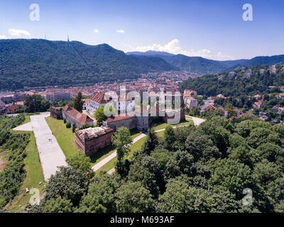 Brasov Siebenbürgen Rumänien Luftaufnahme Stockfoto