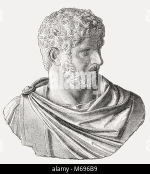 Caracalla oder Marcus Aurelius Severus Antoninus, 188 - 217, Römischer Kaiser Stockfoto