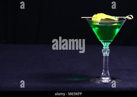 Grüne Cocktails für St. Patricks Tag Stockfoto