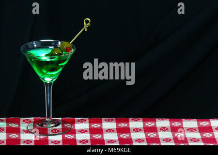 Grüne Cocktails für St. Patricks Tag Stockfoto