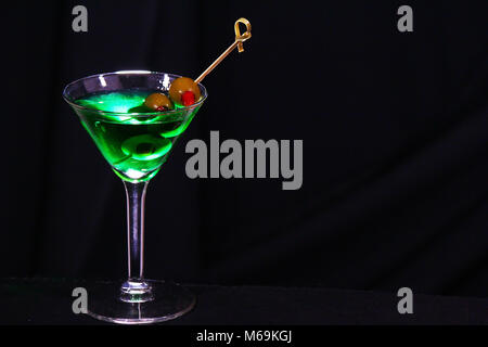 Grüne Cocktails für St. Patricks Tag Stockfoto