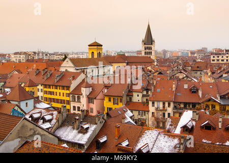 Allgemeine Ansicht. Annecy, Frankreich, Haute-Savoie, Region Rhône-Alpes, Europa Stockfoto