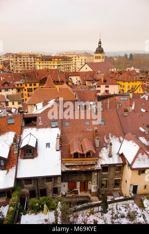Allgemeine Ansicht. Annecy, Frankreich, Haute-Savoie, Region Rhône-Alpes, Europa Stockfoto