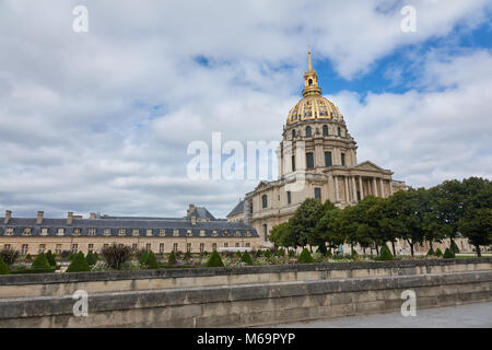 Les Invalides. Attraktionen in Paris. Stockfoto