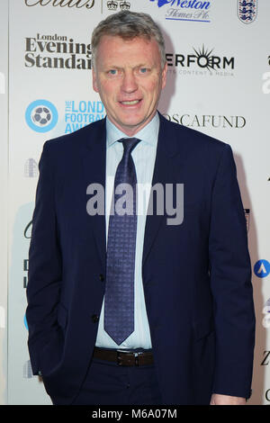 London, Großbritannien. 1. März, 2018. Kommt an London Fußball-Awards 2018 Battersea Evolution am 1. März 2018, London, UK. Credit: Siehe Li/Alamy leben Nachrichten Stockfoto