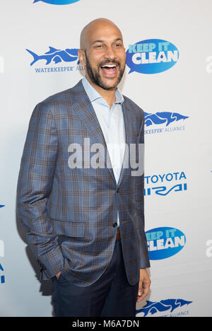 Hollywood, Ca. 1 Mär, 2018. Keegan-Michael Schlüssel an der vierten jährlichen sauber halten Komödie Nutzen für Waterkeeper Bündnis im Avalon in Hollywood, Kalifornien am 1. März 2018. Quelle: Steve Rose/Medien Punch/Alamy leben Nachrichten Stockfoto