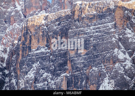 Gebirge in Lastoni di Formin, Dolomiten, Italien Stockfoto