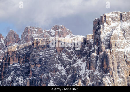 Gebirge in Lastoni di Formin, Dolomiten, Italien Stockfoto