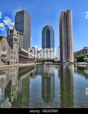 Die Chirstian Science Center in Boston. Stockfoto