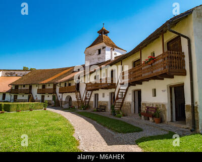 Harman befestigte Kirche Innenwände Stockfoto