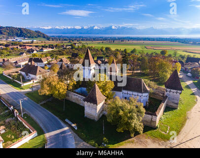 Cincsor sächsischen Dorf in Siebenbürgen Rumänien Stockfoto