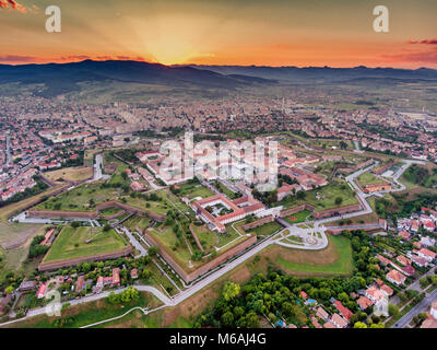 Alba Iulia vauban Stil mittelalterliche Festung Stockfoto