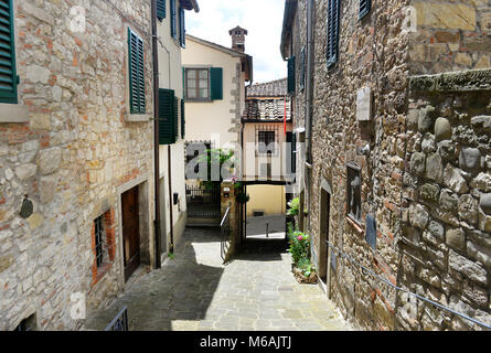 Dorf Radda in Chianti, Toscana, Italien Stockfoto