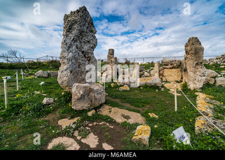 Skorba Tempel, Malta, Europa. Stockfoto