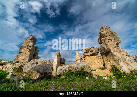 Skorba Tempel, Malta, Europa. Stockfoto