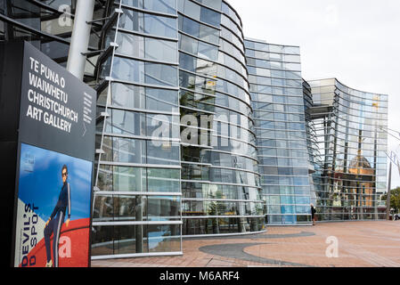 Christchurch Art Gallery (Te Puna O Waiwhetu), Südinsel, Neuseeland Stockfoto