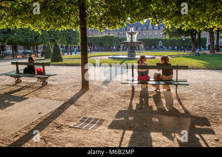 Place des Vosges, Paris, Frankreich Stockfoto