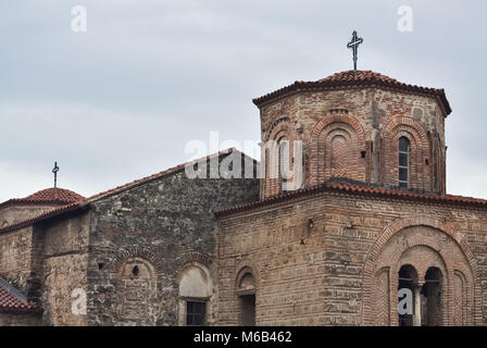 Alte Orthodoxe Kirche Hagia Sophia in Ohrid Stockfoto