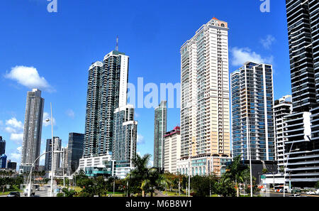 Moderne Gebäude Miramar Panama City Panama Republik Stockfoto