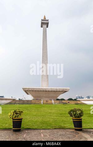 Nationaldenkmal Monas in Jakarta, Java, Stockfoto