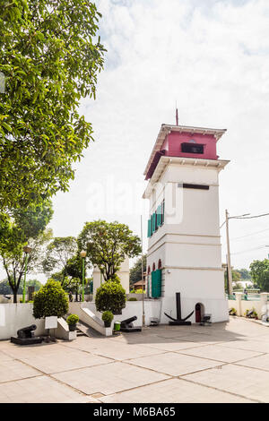 Turm im Alten Hafen in Jacarata, Jave Island, Indonesien Stockfoto