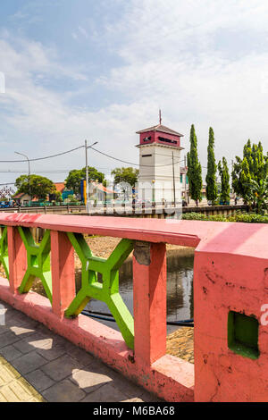 Turm im Alten Hafen in Jacarata, Jave Island, Indonesien Stockfoto