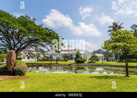 Präsidentenpalast der Republik Indonesien in Bogor, West Stockfoto