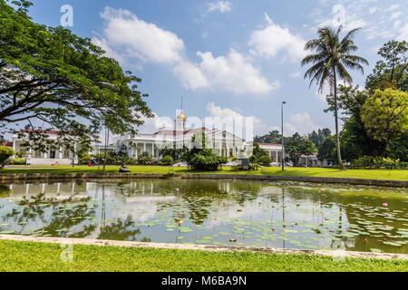 Präsidentenpalast der Republik Indonesien in Bogor, West Stockfoto