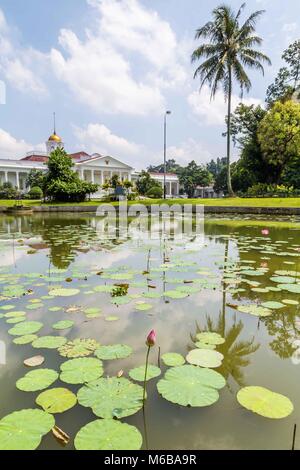 Präsidentenpalast der Republik Indonesien in Bogor, West Stockfoto