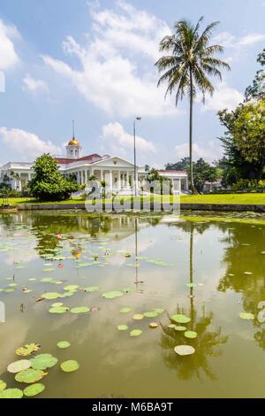 Präsidentenpalast der Republik Indonesien in Bogor, West Stockfoto