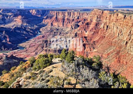 Grand Canyon Nationalpark in Arizona, Usa. Navajo anzeigen. HDR-Bild. Stockfoto